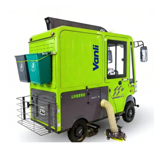 510 kg Dry Vacuum Cleaner Road Construction Sweeper